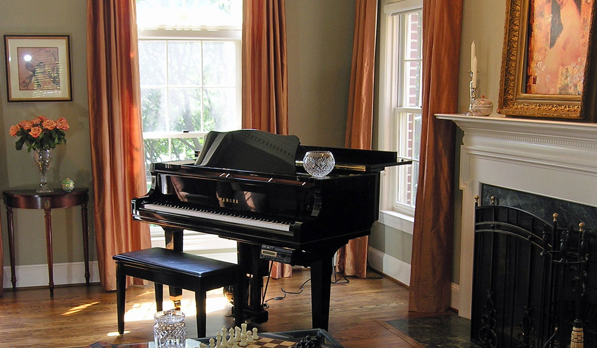 Player Piano in Living Room